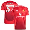 Camisola Manchester United Mainoo 37 Homen Equipamento 1ª 24/25